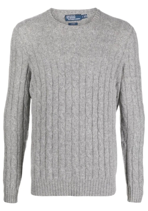 Polo Ralph Lauren cable-knit cashmere jumper - Grey