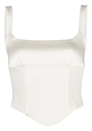 RXQUETTE Crush corset-style tank top - Neutrals