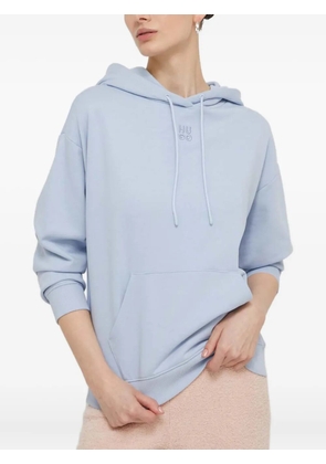 HUGO Delfinia logo hoodie - Blue