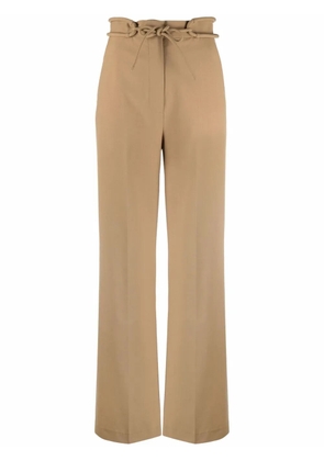 Nanushka tie-waist wide-leg trousers - Neutrals