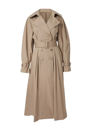 Carolina Herrera belted trench coat - Neutrals