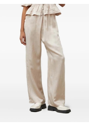 MUNTHE Ohara drawstring wide-leg trousers - Neutrals