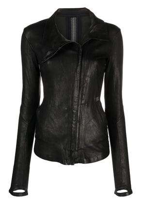 Isaac Sellam Experience zip-detail leather jacket - Black
