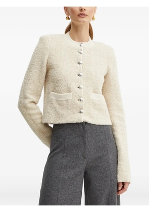 Patrizia Pepe bouclé cardigan - Neutrals