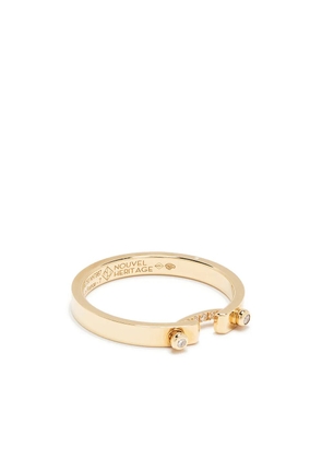 Nouvel Heritage 18kt yellow gold Business Meeting Mood diamond ring