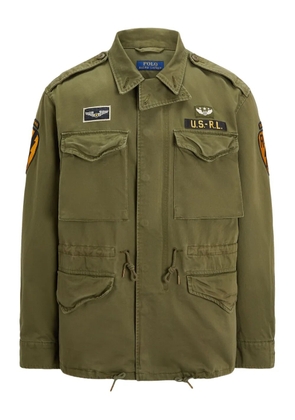 Polo Ralph Lauren logo-appliqué military jacket - Green