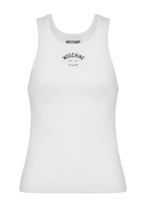 MOSCHINO JEANS cotton tank top - White
