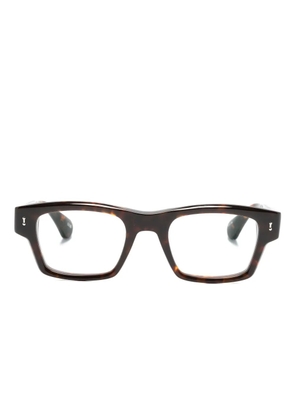 Peter And May Amy rectangle-frame glasses - Brown