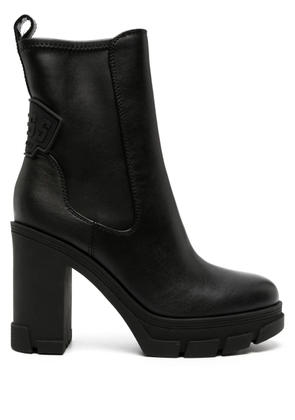 GUESS USA Xeno platform leather boots - Black