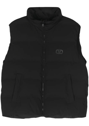 Valentino Garavani VLogo Signature down gilet - Black