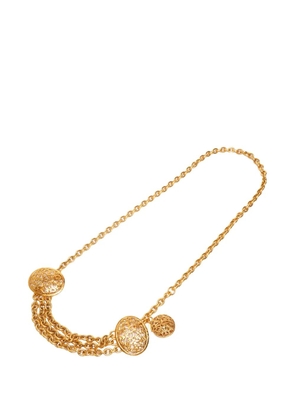 CHANEL Pre-Owned 1991 mark chain belt - Gold