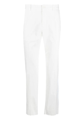 Dolce & Gabbana logo-tag tailored trousers - White