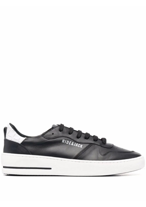 Hide&Jack leather low-top sneakers - Black