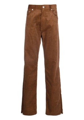 VTMNTS straight-leg corduroy trousers - Brown