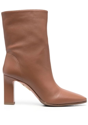Aquazzura Manzoni 85mm ankle boots - Brown