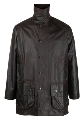 Barbour long-sleeve wax-coated jacket - Brown