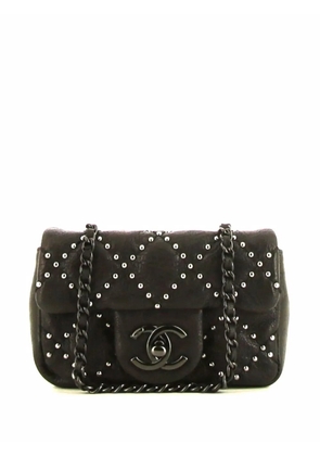 CHANEL Pre-Owned 2014 mini Timeless studded shoulder bag - Black