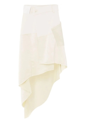 JW Anderson asymmetric midi skirt - White