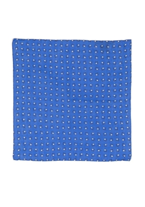 Church's graphic-print lined pocket square - Blue