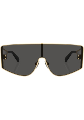 Dolce & Gabbana Eyewear DNA mask-frame sunglasses - Gold