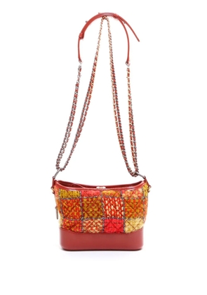 CHANEL Pre-Owned 2018 small Gabrielle shoulder bag - Orange