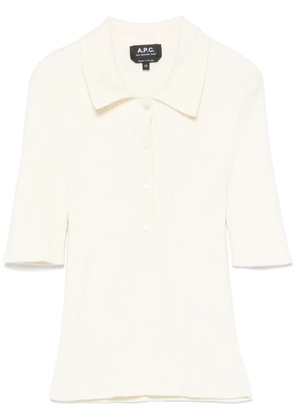 A.P.C. Danae polo top - White