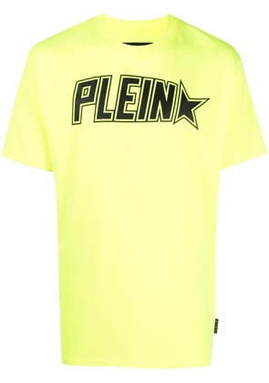 Philipp Plein logo-print short-sleeved T-shirt - Yellow