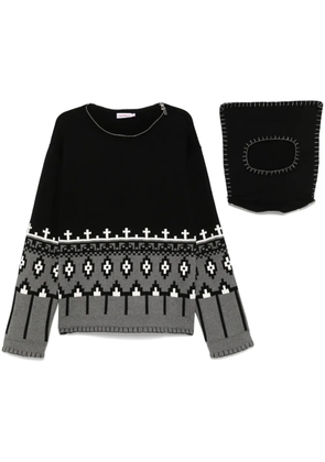 Charles Jeffrey Loverboy Boo sweater - Black