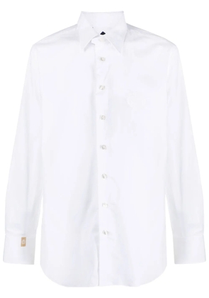 Billionaire slim-cut poplin shirt - White