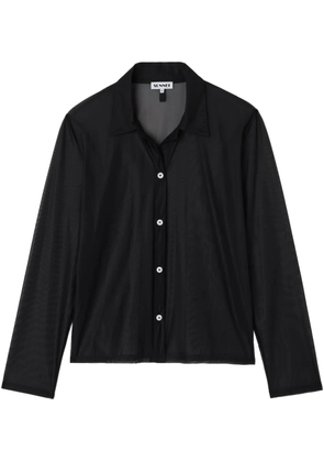Sunnei shher tulle shirt - Black