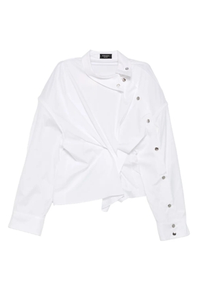 A.W.A.K.E. Mode twist-detail top - White