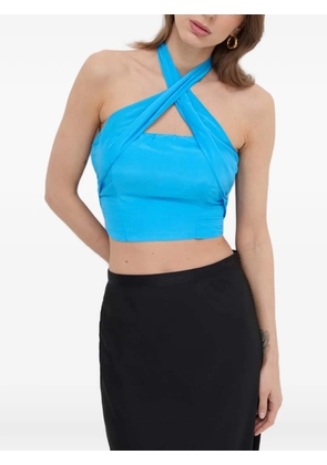 Patrizia Pepe halterneck top - Blue