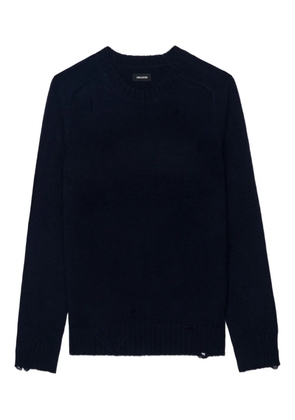 Zadig&Voltaire distressed sweater - Blue