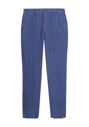 Brooks Brothers textured linen trousers - Blue