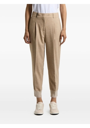 Peserico pleated-details trousers - Neutrals