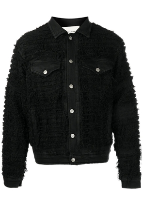 1017 ALYX 9SM frayed denim jacket - Black
