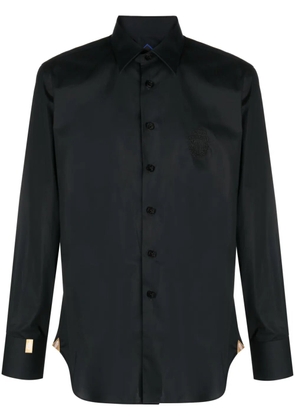 Billionaire embroidered-logo shirt - Black