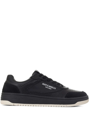 Just Cavalli logo-print sneakers - Black