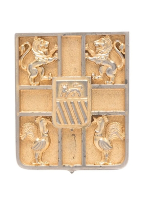 John Galliano Pre-Owned 1990s animal motif belt buckle - Gold