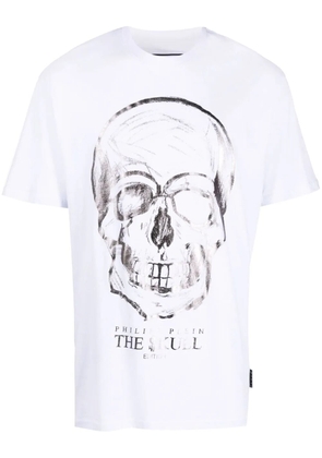 Philipp Plein skull-print T-shirt - White