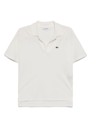Lacoste fluid piqué polo top - White
