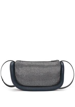 JW Anderson Bumper-12 Hotfix denim crossbody bag - Black