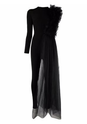 Alchemy x Lia Aram ruffle-detail jumpsuit - Black