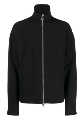 Alexander McQueen high-neck zipped jacket - Black