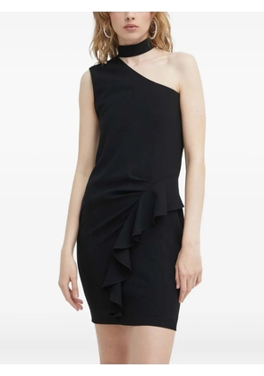 IRO Kami ruffled one-shoulder mini dress - Black