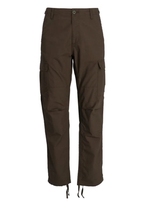 Carhartt WIP mide-rise cotton cargo pants - Brown