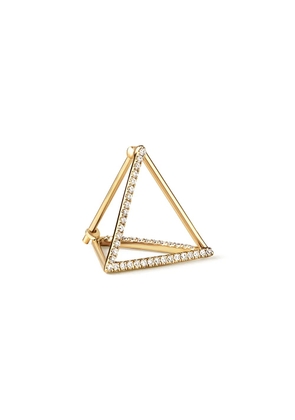 Shihara Diamond Triangle Earring 15 (03) - Metallic