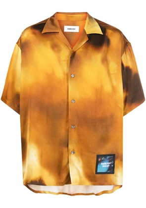 AMBUSH short-sleeved bowling shirt - Yellow