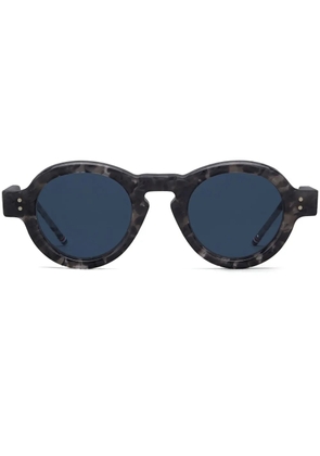 Thom Browne Eyewear tortoiseshell round-frame sunglasses - Grey