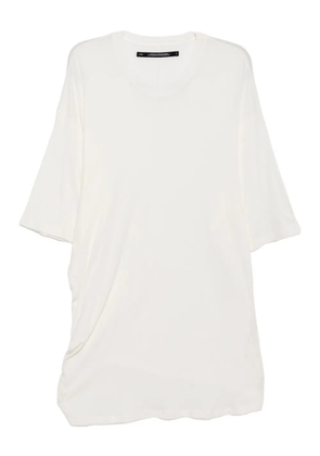 Julius draped T-shirt - Neutrals